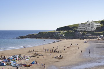 Causeway and Burgh Island Hotel