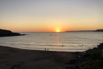 Sunset view from the apartment