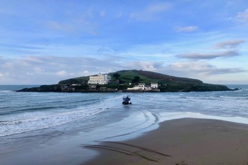 Burgh Island and the Sea Tractor