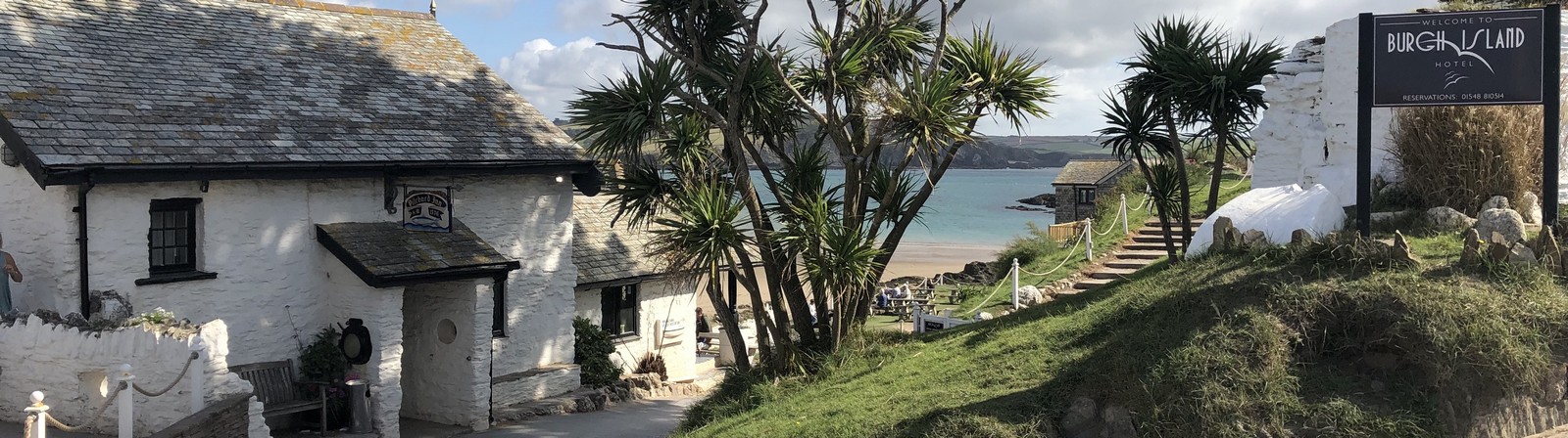 View from 20 Burgh Island Causeway, luxury holiday appartment