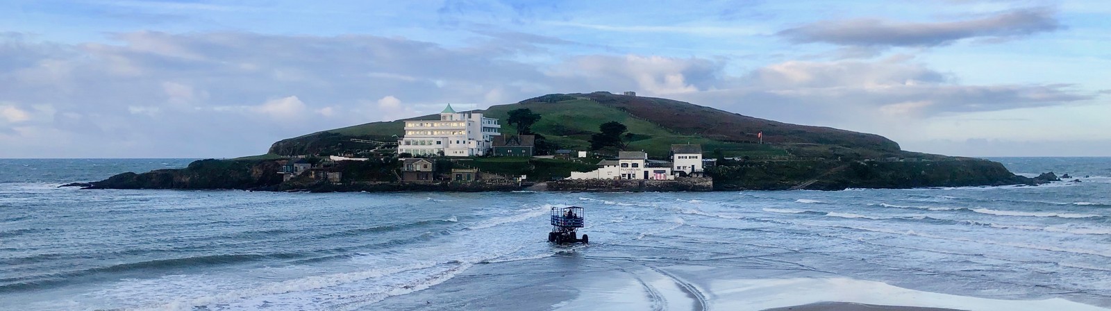View from 20 Burgh Island Causeway, luxury holiday appartment